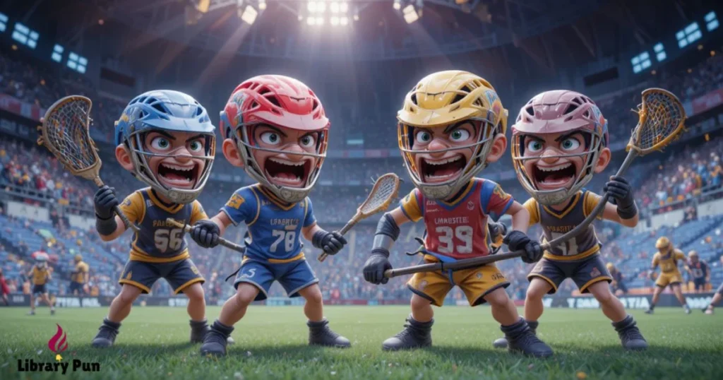 Aggressive And Hype Lacrosse Puns