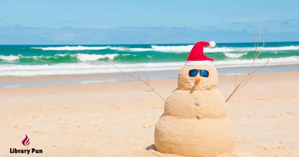 Christmas Beach Puns