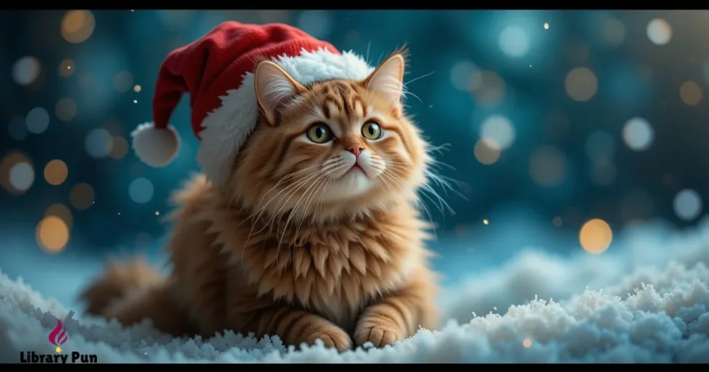 Cute Christmas Cat Puns