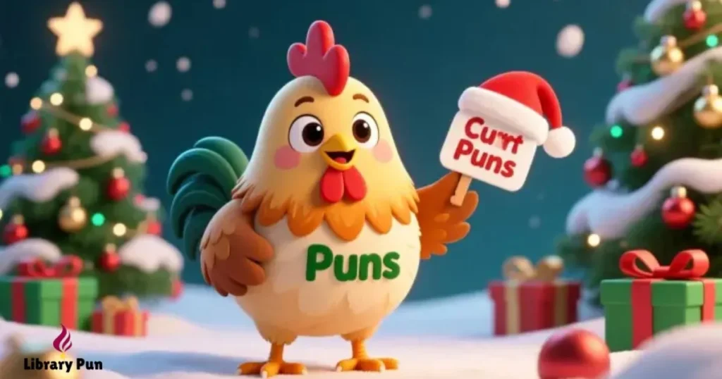 Cute Christmas Chicken Puns
