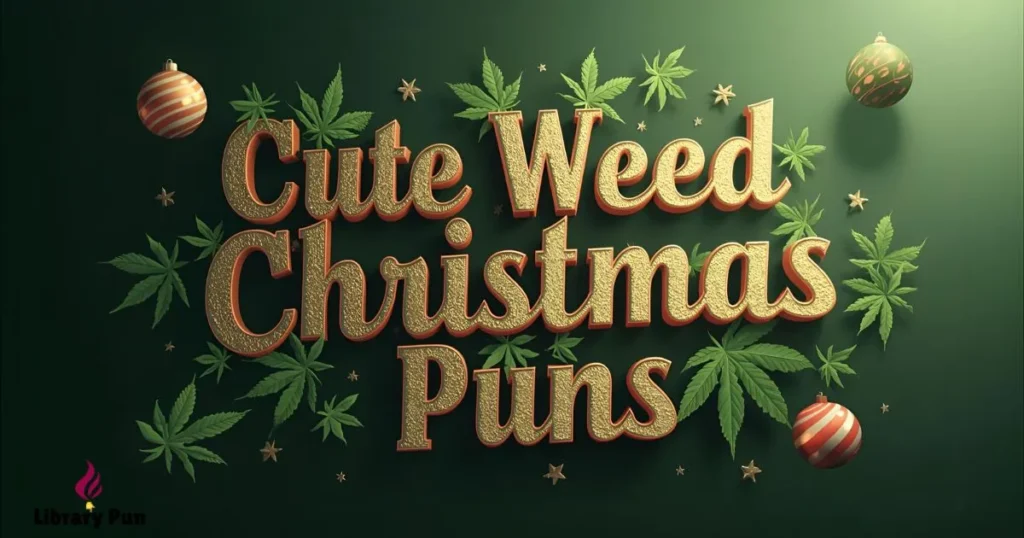 Cute Weed Christmas Puns