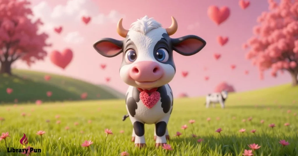 Valentines Day Animal Cow Puns