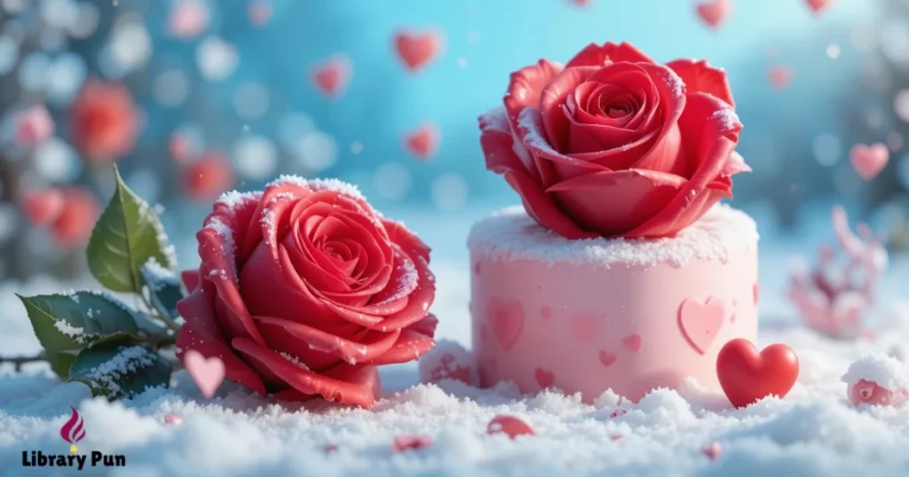 Winter Rose Puns For Valentines Day