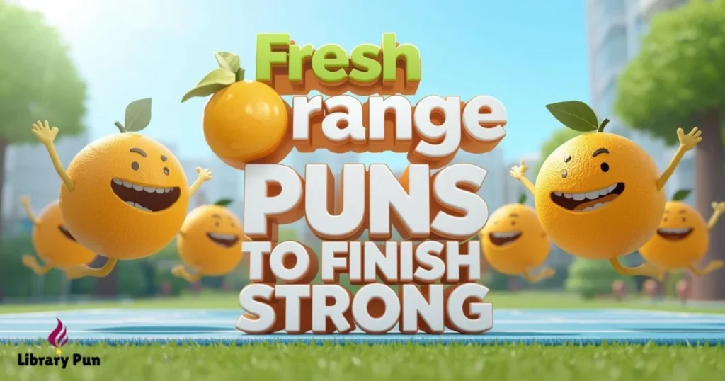 Fresh Orange Puns To Finish Strong