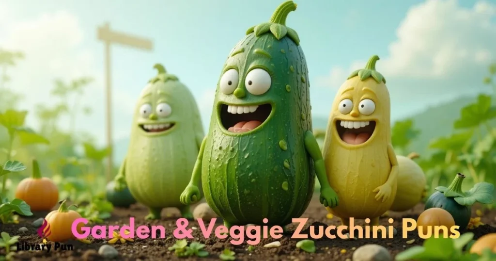 Garden And Veggie Zucchini Puns