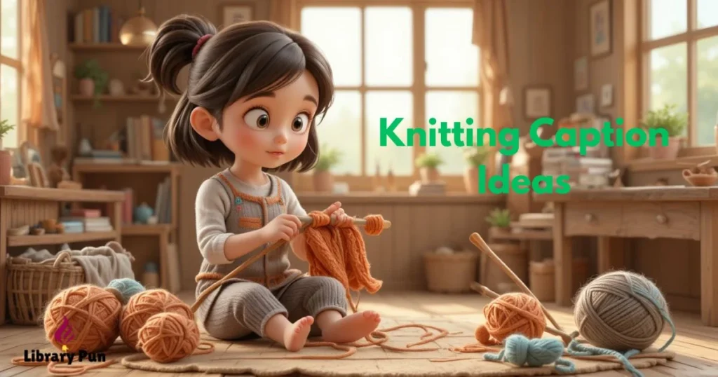 Knitting Caption Ideas