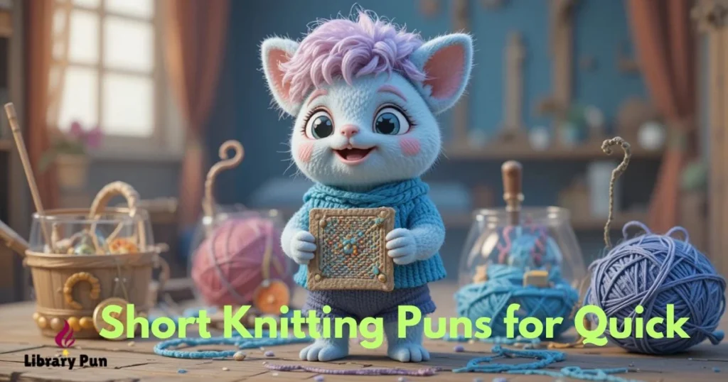 Short Knitting Puns For Quick