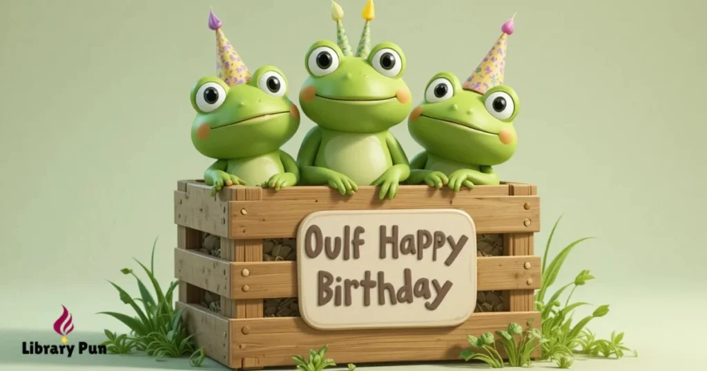 Frog Puns Birthday