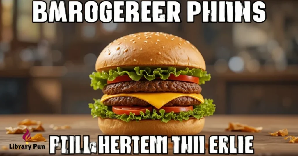 Hamburger Puns Captions