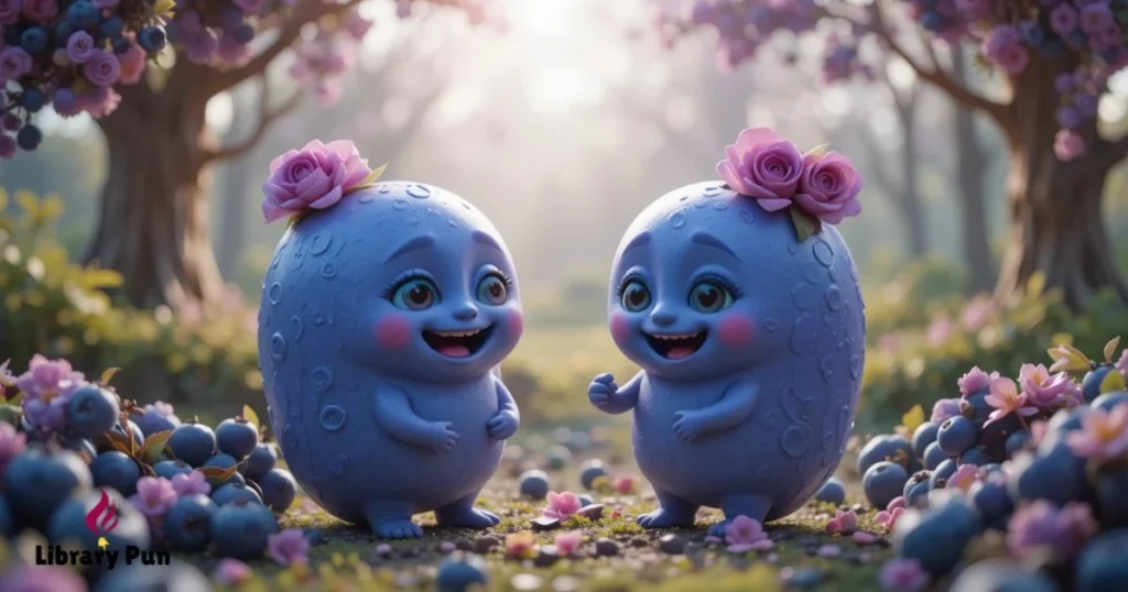 Romantic Blueberry Puns