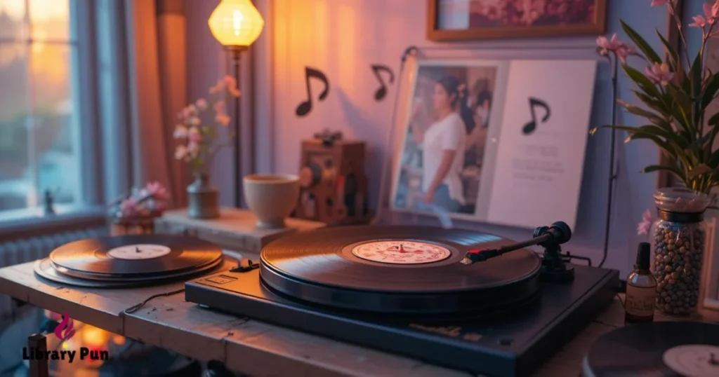 Aesthetic Vinyl Puns For Captions