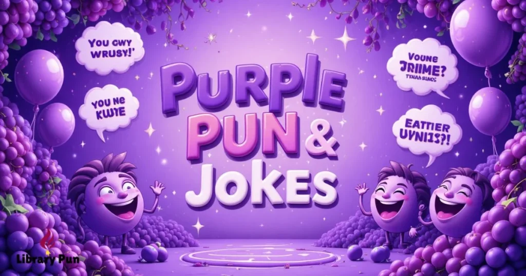 Purple Puns And Jokes