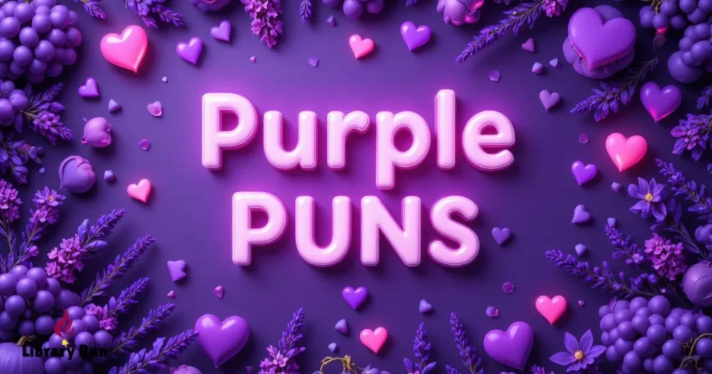Purple Puns Captions