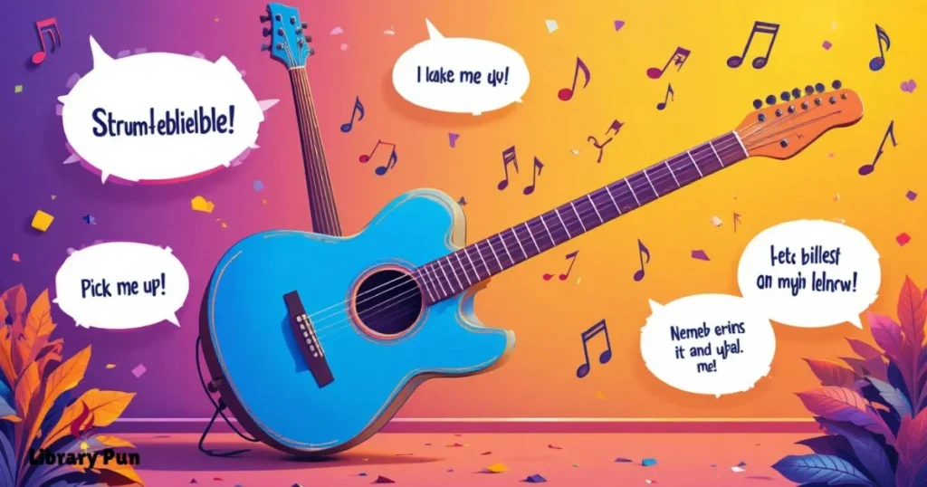 Witty Guitar Puns For Social Media