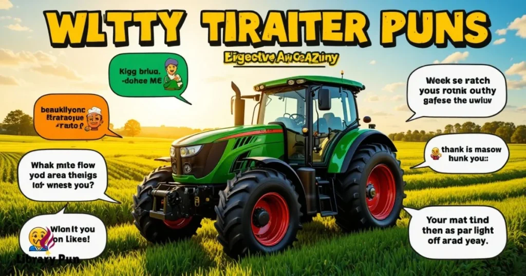 Witty Tractor Puns For Social Media