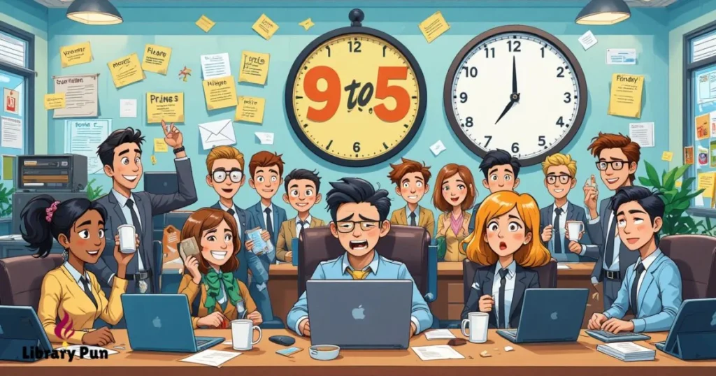 9 To 5 Hustle Humor