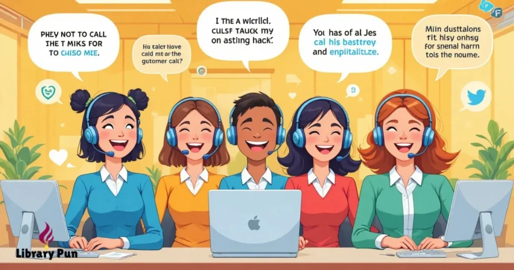 Call Center Jokes Social Media