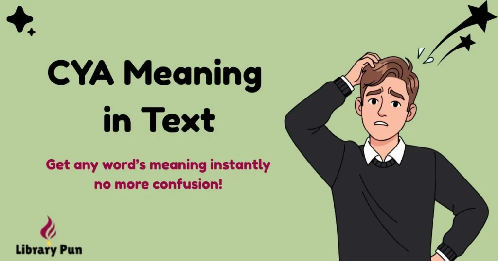 Cya Meaning In Text
