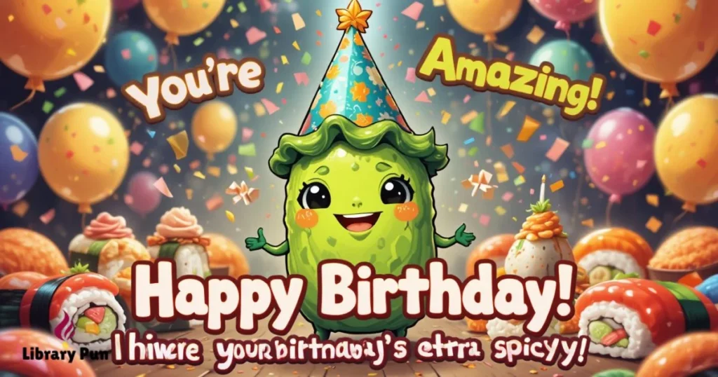 Wasabi Puns For Birthday Wishes