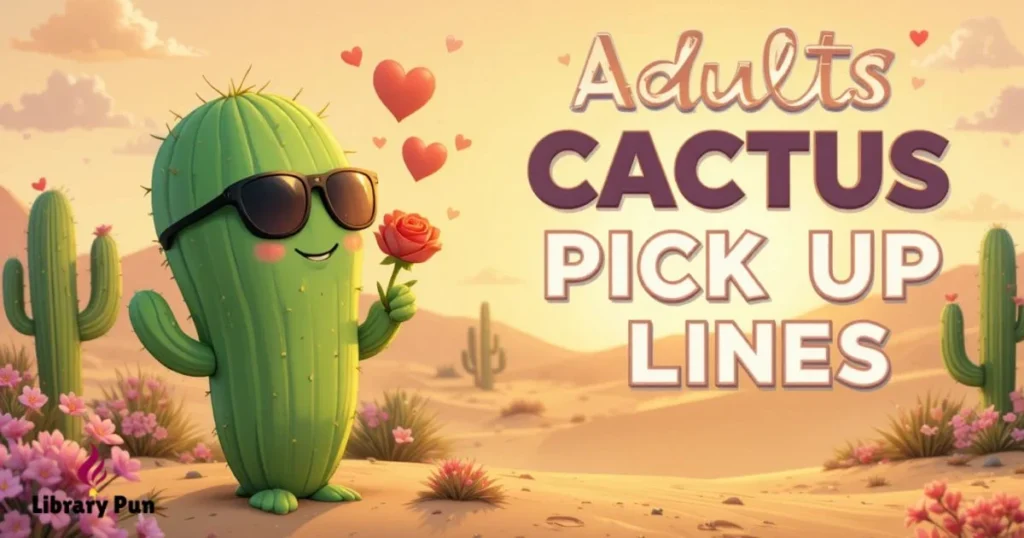 Adults Cactus Pick Up Lines