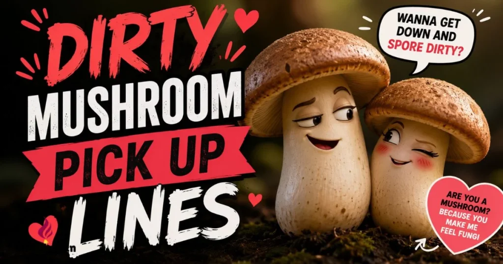 Dirty Mushroom Pick Up Lines