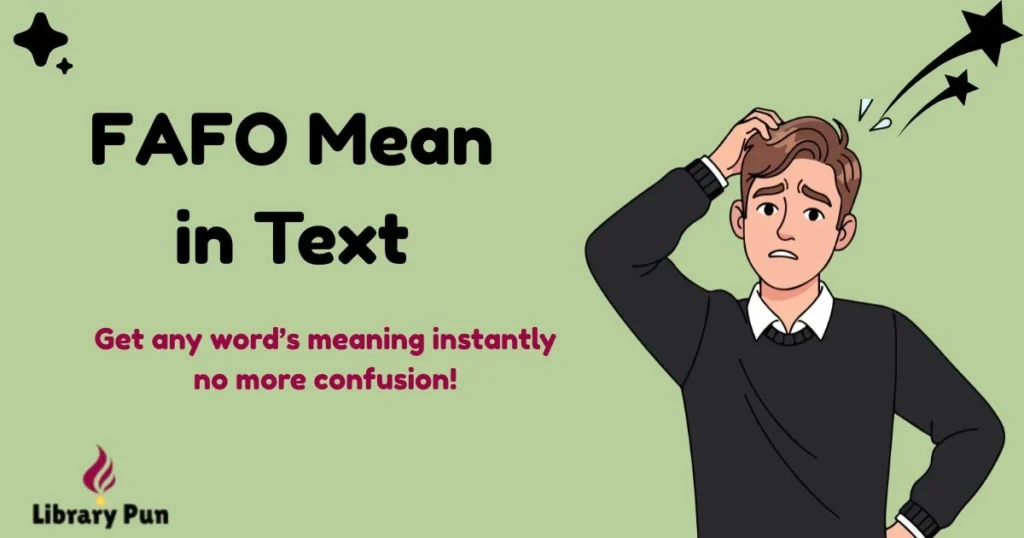 Fafo Mean In Text