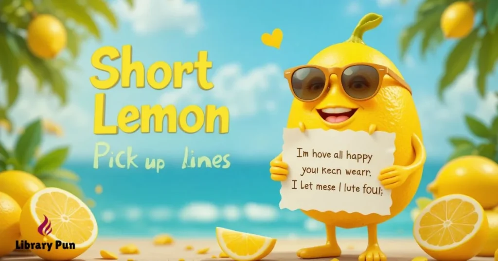Short Lemon Pick Up Lines