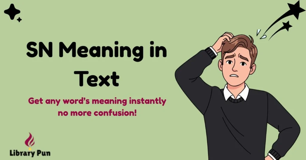 Sn Meaning In Text