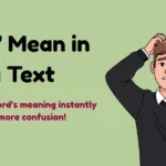 Ts Mean In A Text