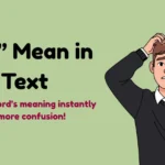 Ty Mean In Text